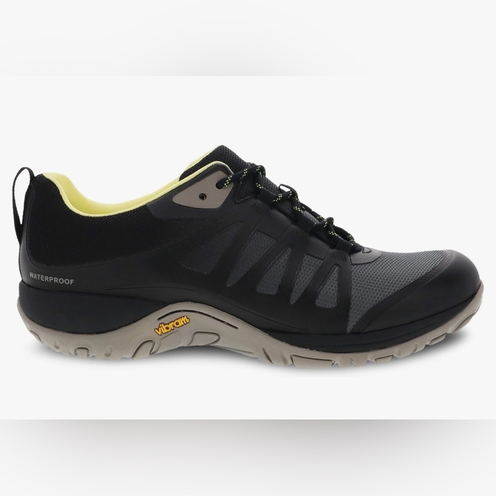 Dansko, Phylicia Waterproof hiking sneaker size 40, black.